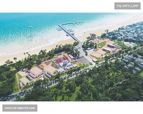 三亚亚沙会沙滩排球场地竣工，采用可回收材料建设临时设施